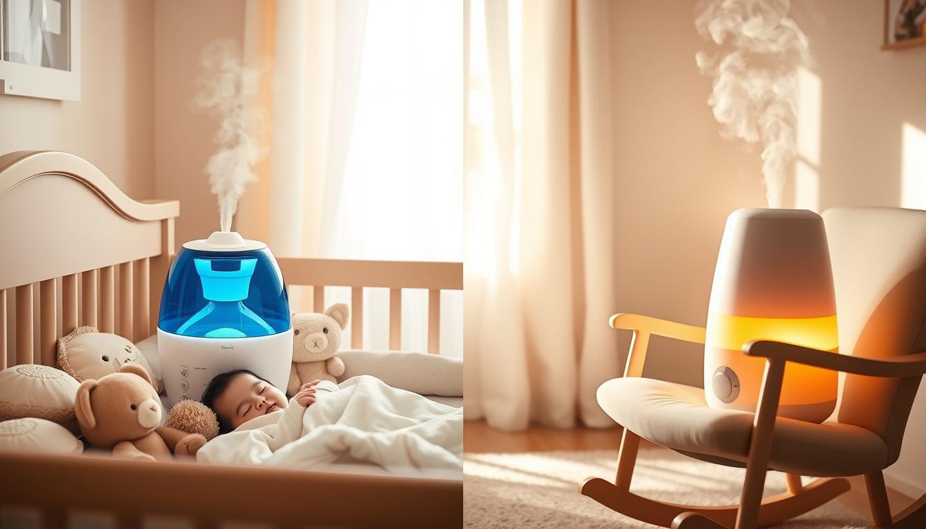 cool humidifier vs warm humidifier for babies